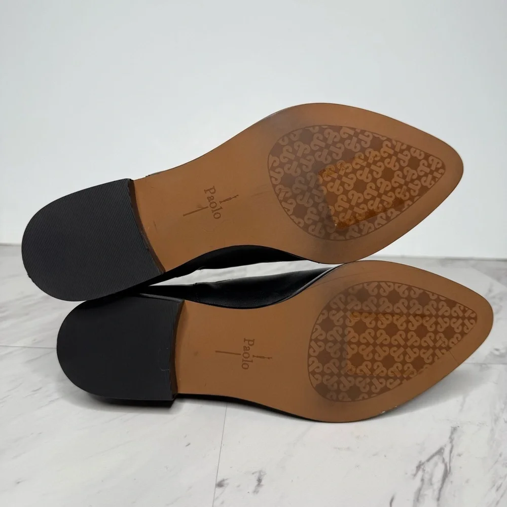 Linea Paolo Black Chelsea Bootie 6M